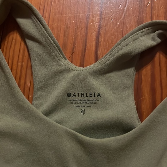 Athleta Racerback Cropped Workout Top - Picture 5 of 6